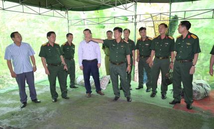 KIỂM TRA CÔNG TÁC CHUẨN BỊ DIỄN TẬP TÁC CHIẾN XÃ TÂN HIỆP TRONG KHU VỰC PHÒNG THỦ NĂM 2026